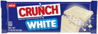 CRUNCH White Chocolate Bar With Crisped Rice, 4 Piece Share Pack, 2.7 oz, Creamy White Chocolate (18 count)