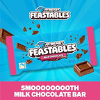 MrBeast Feastables Milk Chocolate Bar, Full Size, 24 Count, Smooth & Creamy Milk Chocolate Candy, Fairtrade Cocoa, 1.24oz Each