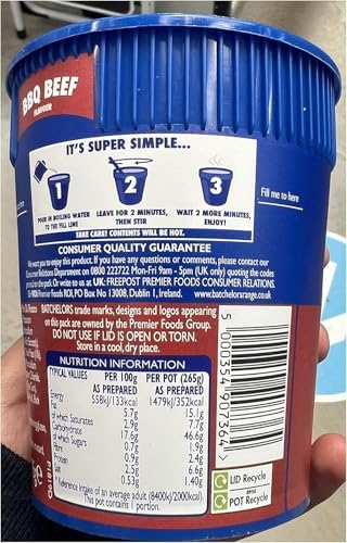 Batchelors Super Noodles BBQ Beef Flavour Pot 75g