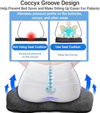 Bed Sore Cushion for buff & Wheelchair Cushion for Bedsores Prevention - Pain Relief for the Bedridden and Elderly- hemorrhoids treatment, Sciatica, Pressure Sores, Prostate Pillow, Coccyx, Post Natal