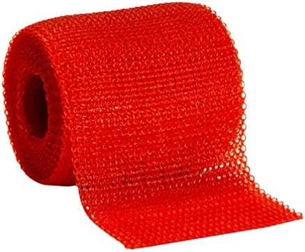 3M Medical Scotchcast 82102R Soft Cast Casting Tape, Red 2" x 4 Yard (Pack of 10)