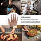 Fdit 5pcs Silicone Finger Protector Thumbs Cover Fingertip Gloves for Heat Cooking Baking Barbecue B