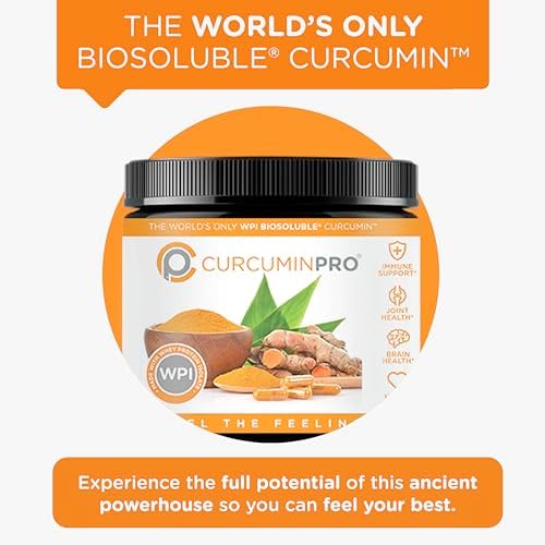 curcuminpro Complete Curcumin Bulk Powder | BioSoluble Organic Turmeric Curcumin Supplement | Natural Wellness Support | 90 Grams