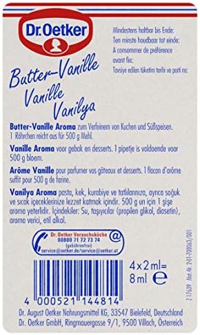 Dr. Oetker Backaroma Butter-Vanille 4 pcs