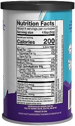 Oregon Chai Vanilla Chai Tea Latte Mix, 10 Ounces (Pack of 1)