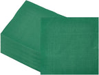 Ottin 100-pack Green Paper Dinner Napkins, 3-Ply 6.5 x 6.5 Inch Disposable Luncheon Napkins for Birthday, Wedding, Saint Patrick's Day, Party, Engagement, Easter, Spring Celebrations Summer Parties
