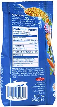 Podravka Vegeta Soup and Seasoning Mix, 250 g