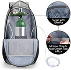 CURMIO Oxygen Tank Backpack, Portable Oxygen Cylinder Bag for Travel, Fits for Tank Size M2, M4/A, ML6, M6/B, M7, M9/C