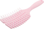 FRCOLOR Curved Scalp Massager Comb for Thick Curly Hair Exfoliating Hair Brush for Men and Women Dandruff Scrubber Ergonomic Design for Home Use