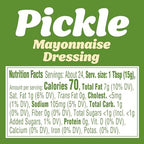 Kraft Pickle Mayonnaise Dressing, 12 fl oz Bottle