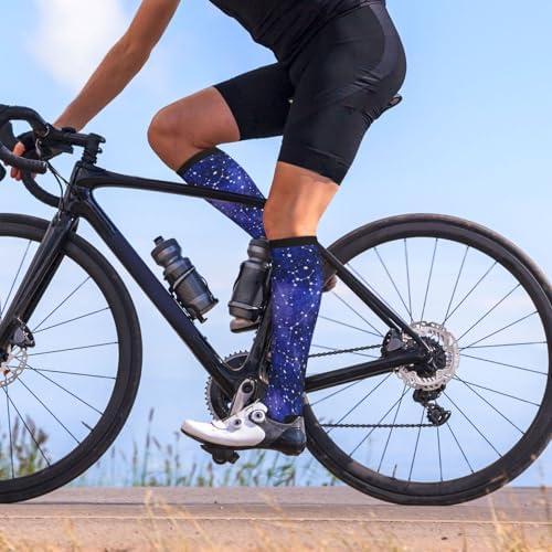 Camo Print Compression Socks Calf Knee High Support Socks Novelty For Women Men Nurse Athletic Running Hiking Travel