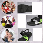 Wygwlg Men's Summer Comfy Outdoor Beach Bunion Corrector Sandals, Casual Foot Correction Beach Flip Flops, Fathers Day Funny Gifts, for Pain Relief, Hallux Valgus Bunion Symptoms