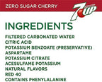 7UP Cherry Zero Sugar Soda, 12 fl. oz. Cans, 12 Pack (Pack of 2)