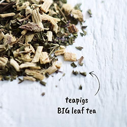 Teapigs Liquorice and Peppermint Loose Tea Made With Whole Tea Leaves, Natural Ingredients, Non-GMO, Caffeine-Free – 1 Pack of 250g Loose Tea