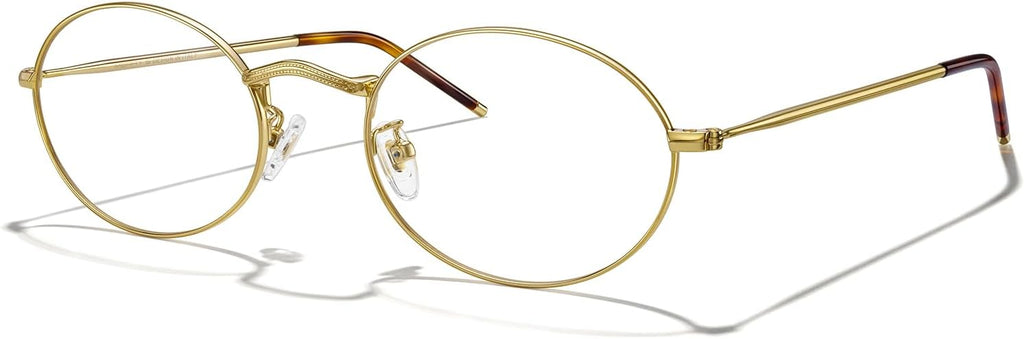 MERRY'S Unisex Reading Glasses Retro Oval Frame Fashionable Blue Light Blocking Reading Glasses