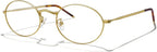MERRY'S Unisex Reading Glasses Retro Oval Frame Fashionable Blue Light Blocking Reading Glasses