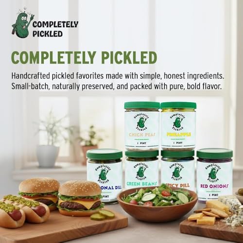 Gourmet Pickled Red Onions, Tangy, Sweet & Crisp, No Sugar, Preservatives or Artificial Colors, Made with Apple Cider Vinegar & Hand-Blended Spices,16 oz Jar (1 Pack)