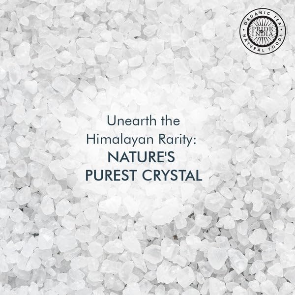 Pride of India - PACK of 6 - Himalayan White Salt Coarse Grind 2.2 lbs (997.90 gm)- Rarest & Enriched W/84+ Natural Minerals- Low Sodium- Mineral Rich Nutrition and Enhanced Taste Healthier Table Salt