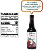 Eden Organic Tamari Soy Sauce, Naturally Fermented from Non GMO USA Soybeans, Gluten Free, 10 oz