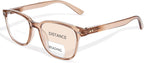 OPTOFENDY Bifocal Reading Glasses for Women, Blue Light Blocking Computer Readers with Spring Hinges, Retro Square Frame