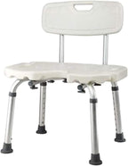 Bath Stools,Shower Chair,Adjustable Bath Stool,with Aluminum Legs Showering Use,Non Slip Tub Safety Bathroom Aid Apply to Elderly,Senior,Handicap Disabled