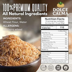 Dolce Calma Premium Roasted Kataifi Dough (400g / 14.1oz) – Kadayif for Dubai Chocolate Bar, Kunafa & Baklava Desserts, Finely Shredded Fillo, Resealable Bag, Phyllo for Pistachio Cream Bakery Knafeh