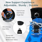 AFO Foot Drop Brace to Wear with Shoes, Adjustable Foot Brace for Men and Women