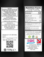 Barnetts Mega Sour Candy Zombie Bombz 104g / 3.7OZ – Handmade British Hard Sweets – Extreme Sour Candy Challenge – Retro Party Bag & Gift Hamper Treats