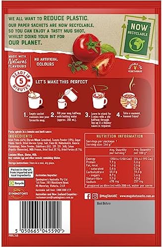 Mugshot Tomato and Herb Pasta, 64 g