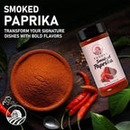 Fasori Smoked Paprika Powder 6 oz (170 g) – Oak Wood Smoked Paprika Spice, Bold Smoky Flavor, Perfect for Cooking, BBQ & Grilling