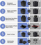 Portable Toilet for Camping, Potty Adults, Porta Travel Commode Bucket Car, Travel, Outdoor, Hiking, Backpack, Trips, Tent, Boat, Beach, Traffic Jam, Home
