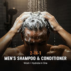 Gift Baskets for Men - 7 Pcs Mens Body Wash & Skin Care Kit | All-in-One Grooming & Bath Gift Set with Cedrus Atlantica Scent | Birthday Gifts for Men, Husband, Boyfriend, Brother, Father