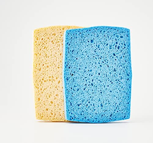 Spontex 2 Thick Sponge Moppets, 16 x 12cm