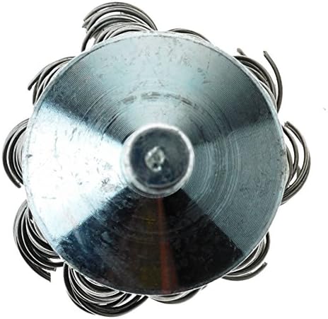 Mercer Industries 181020B - 1" x 1/4" Shank Knot End Brushes, .020 Stainless Steel Wire (20 pack)