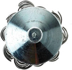 Mercer Industries 181020B - 1" x 1/4" Shank Knot End Brushes, .020 Stainless Steel Wire (20 pack)