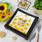 AnyDesign 80 Pack Summer Calliopsis Paper Napkins Flower Bee Dinner Napkins Yellow Floral Decorative Disposable Luncheon Hand Napkin for Spring Home Holiday Party Supplies
