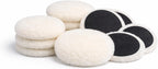 Lambswool Polishing Pads Sheepskin Buffing Pads, Lambs Wool Cutting Pads with Hook and Loop Backing - Wool Buffs (10 Pack, 3 Inch)