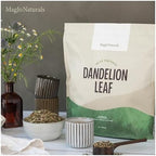 MagJo Naturals Wild-Harvest Dandelion Leaf (16 ounces) Cut & Sifted, Non-irradiated, Taraxacum officinale, Bulk 1 Pound, herbal infusion, te diente de leon organico