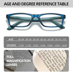 VIEWBETTER Photochromic Reading Glasses Sunglasses for Women Men - Lightweight & UV400 Protection & Spring Hinge RG2321