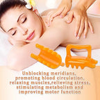 KOOBOOK 1Pcs Fascia Cellulite Massager New Shape Neck Shoulder Back Resin Massager Body Massage Tool