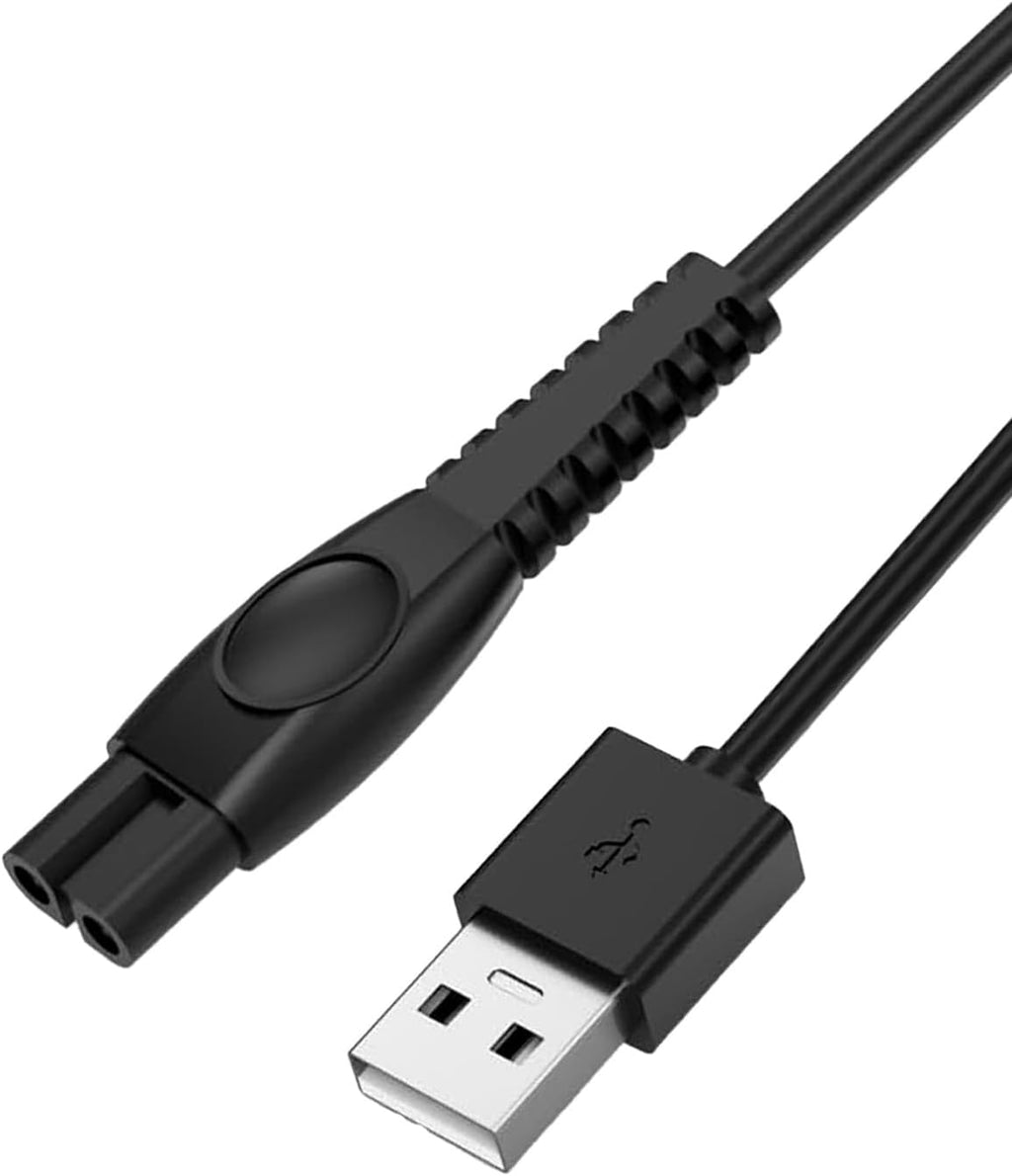 Universal Hair Clipper Charger Cable 5V USB Charger Cable for Philips Shaver Norelco Series, Compatible With Weed Whacker Nose and Ear Hair Trimmer Various Dog Clippers replacement Charger Cable