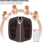 Foot Massager Mat, Portable Muscle Stimulation Foot Pad for Soothing Comfort, Daily Relaxation & Effective Pain Relief (deep Brown)