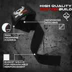 BEAST RAGE Lifting Wrist Straps for Weightlifting, Weight Lifting Straps Gym Grip Power Workouts Lifting Straps Padded Cotton Men Women Wrap Lift Deadlift Straps Hard Pull Exercise