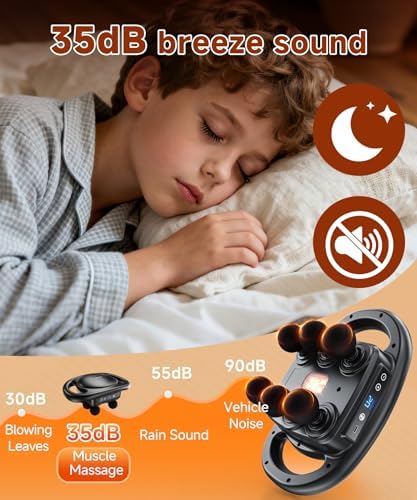 AERLANG Massage Gun Deep Tissue Muscle Massager,Back Massager for Pain Relief,Percussion Multi-Head Massage Gun Tool Handheld Messager with 9 Levels & 4 Modes Gifts for him her Dad mom