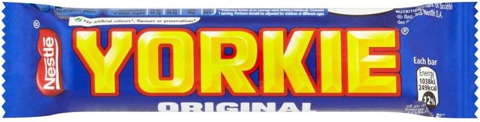36-pack of Yorkie Original ,46g Each Bar, Made in Uk
