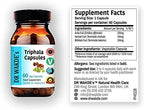 DR WAKDE'S Triphala Capsules (60 Veg Caps, Plant-Based Supplement, Ayurvedic Herb, All Natural, Vegan)