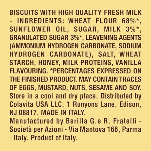 Mulino Bianco Galletti 12.35oz (350g) – Authentic Italian Breakfast Biscuits with Light Sweetness – Perfect with Coffee or Tea – Made with Natural Ingredients and No Palm Oil