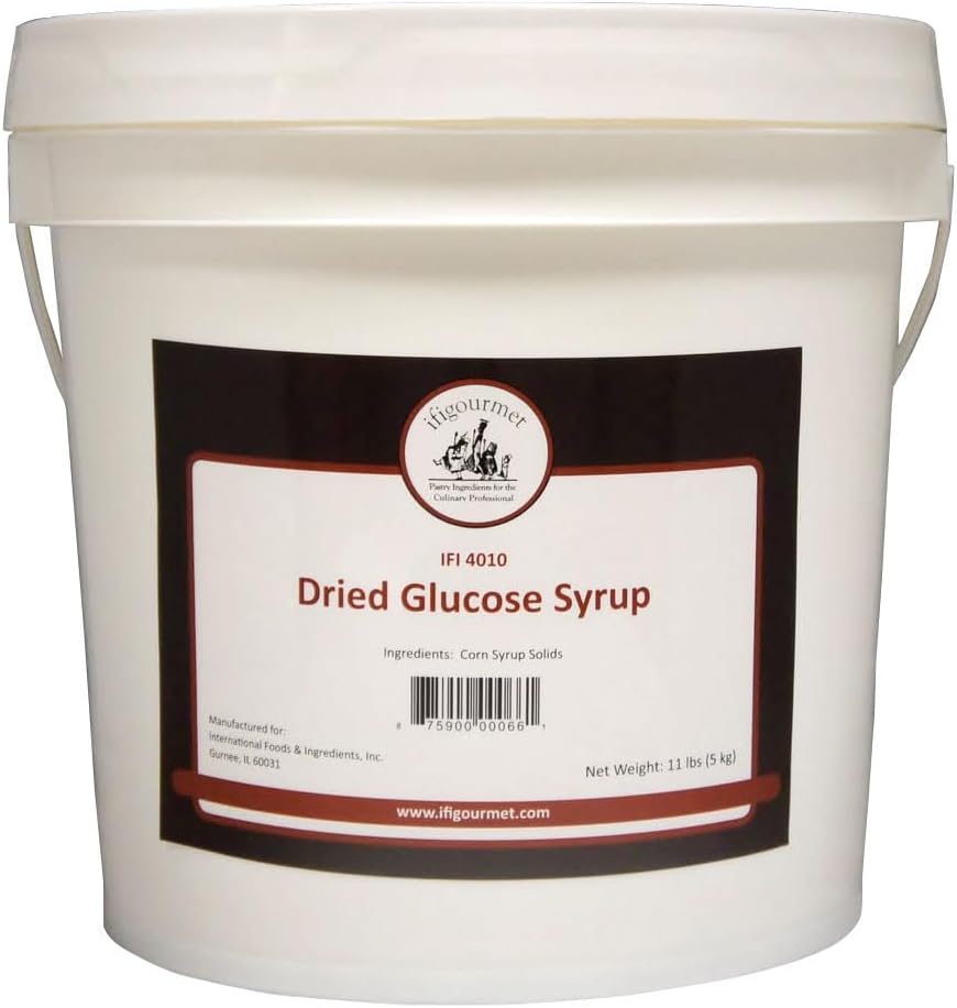 Glucose Syrup Powder, 11 Pound Container - Ideal for Baking, Candy Making, and Professional Kitchens