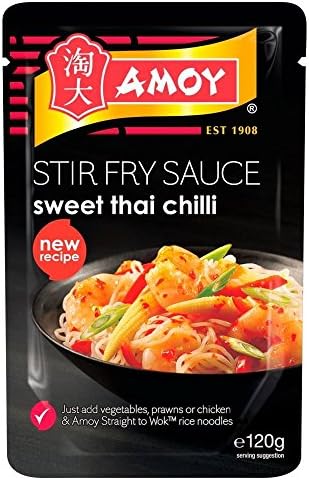 Amoy Straight to Wok Sweet Thai Chilli Stir Fry Sauce (120g) - Pack of 6