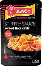 Amoy Straight to Wok Sweet Thai Chilli Stir Fry Sauce (120g) - Pack of 6